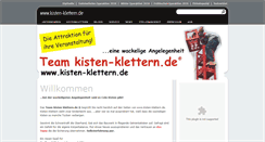 Desktop Screenshot of kisten-klettern.de